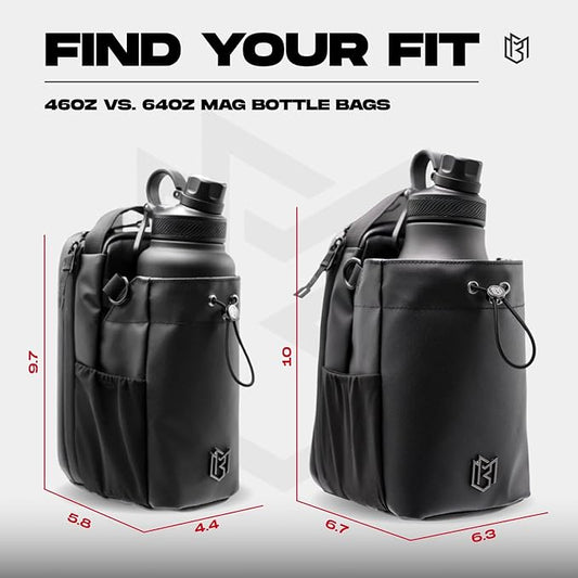 Magnetic Gym Bottle Holder Bag