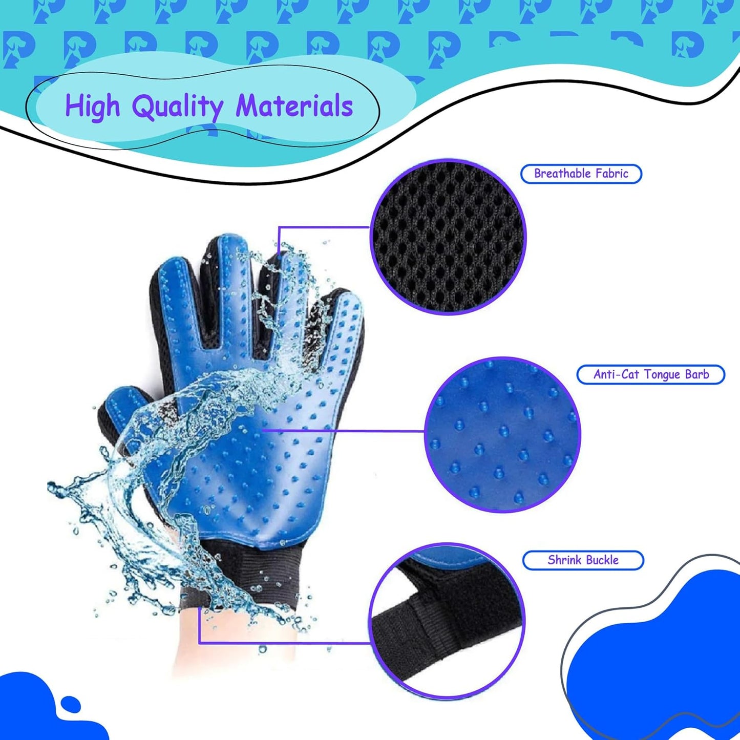 Dog Bath Gloves