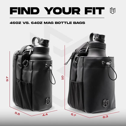 Magnetic Gym Bottle Holder Bag