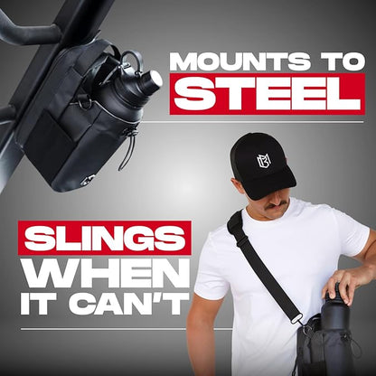 Magnetic Gym Bottle Holder Bag