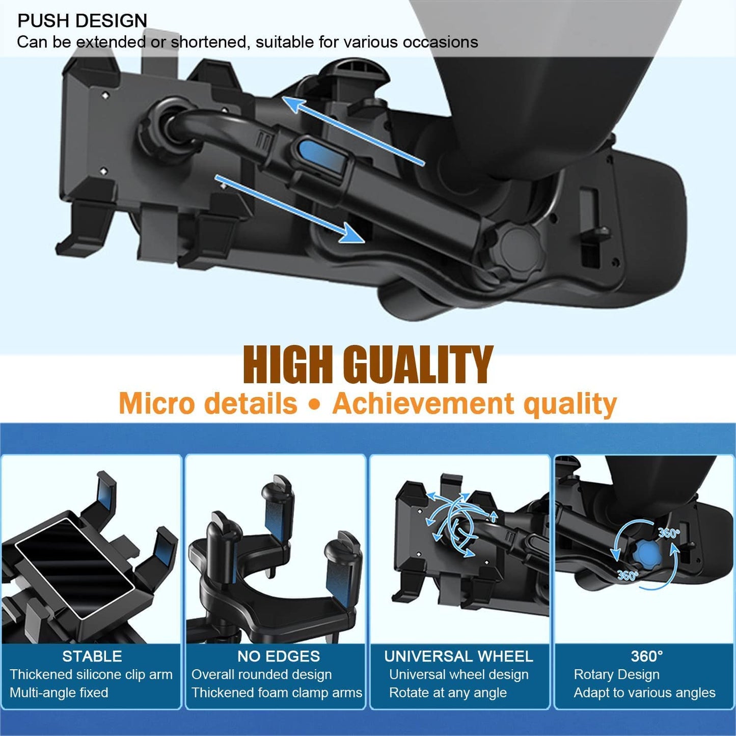 Universal Mobile Auto Car Phone Holder,