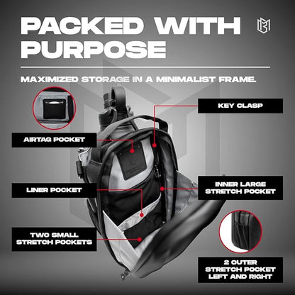 Magnetic Gym Bottle Holder Bag