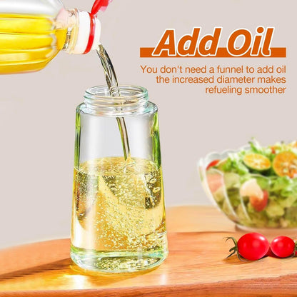 2-in-1 Glass Oil Dispenser & Sprayer for Cooking, 500ml